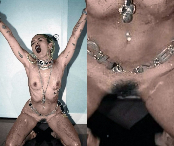 Майли сайрус голая ссыт