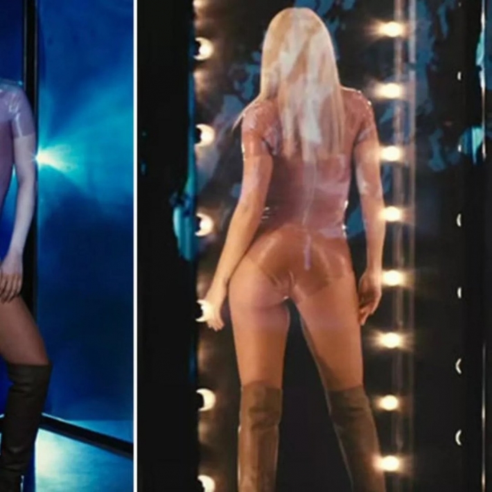 Прозрачный комбинезон бритни спирс