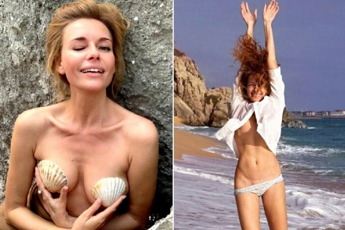 Любовь толкалина грудь голая