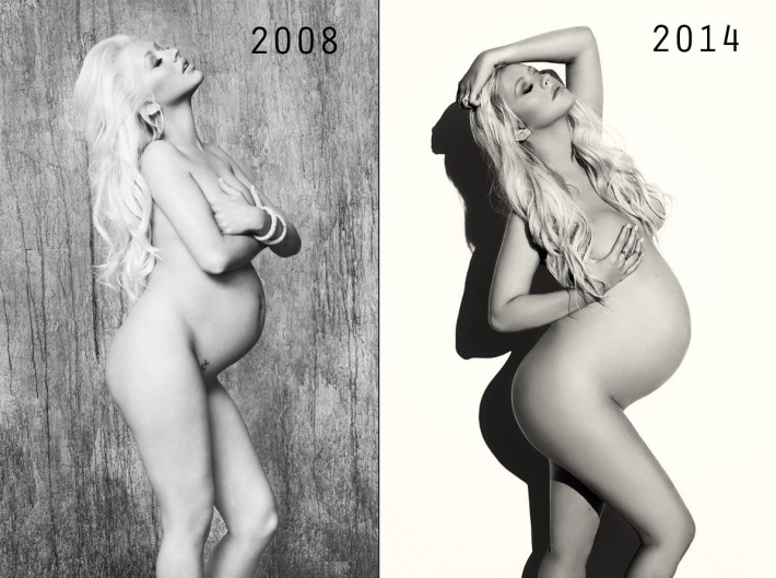 Кристина агилера обнажилась