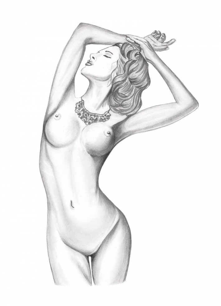 Рисунки голые женщины