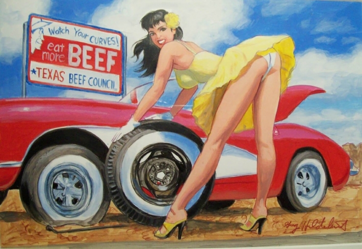 Девушка пин ап