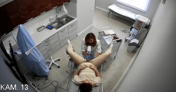 Скрытая камера в гинекологическом кабинете
