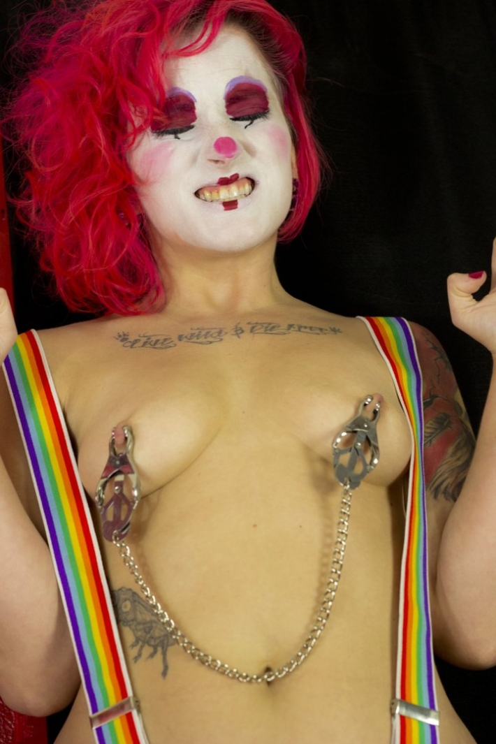 Макияж клоун