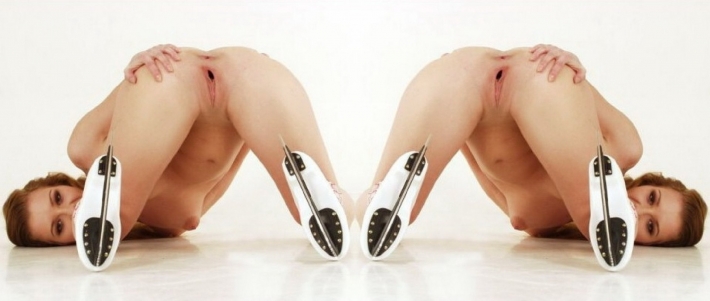 Коньки на льду