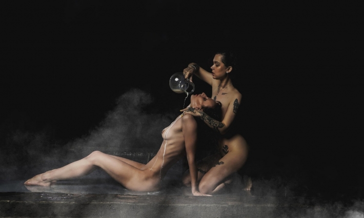 Фотосессия с мукой