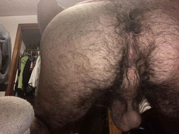 Волосатая мужская спина