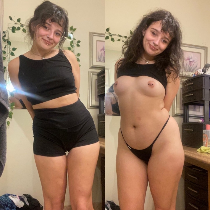 Одетые раздетые женщины