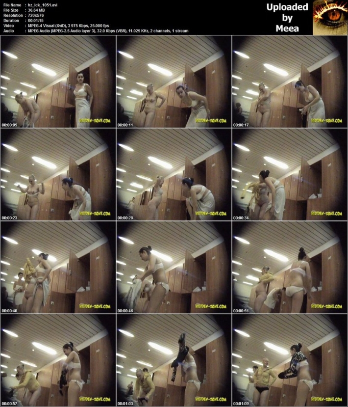 Скрытая камера в раздевалке