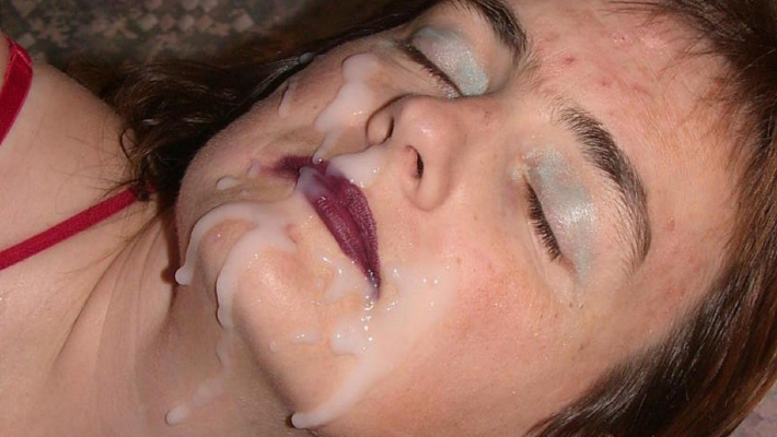 Сперма на лиц