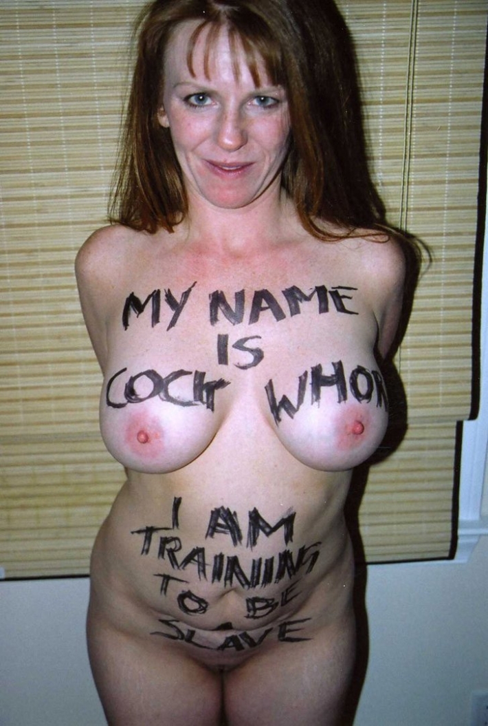 Унизительные надписи на теле порно