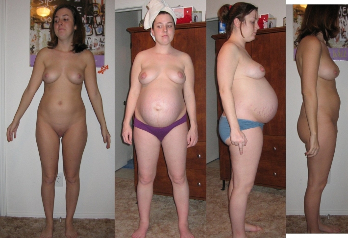 Pregnant progression + weeks after
