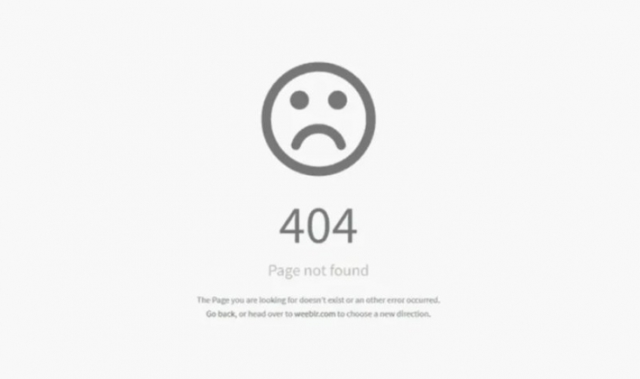 Error page not found