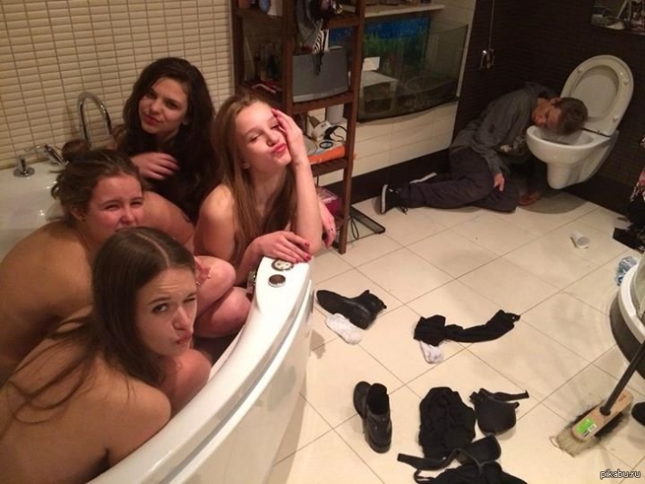 Вписка в ванной