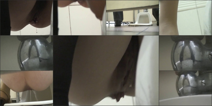 Порно скрытая камера в туалете