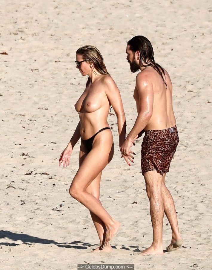 Хайди клум топлесс