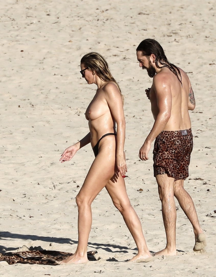 Хайди клум топлесс