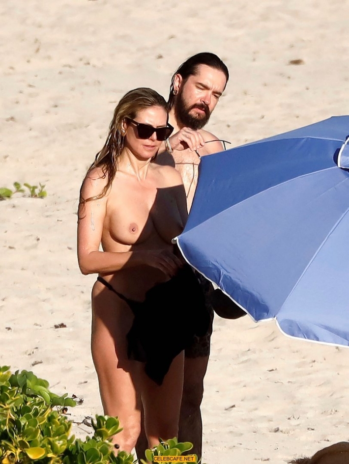 Хайди клум топлесс