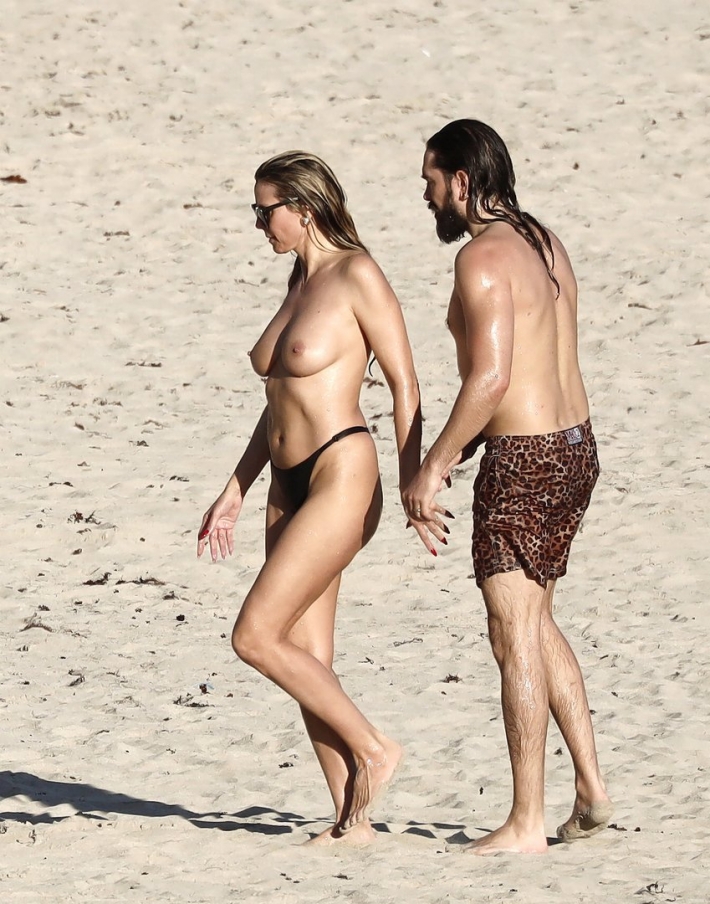 Хайди клум топлес