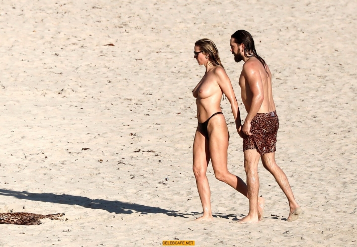 Хайди клум топлесс