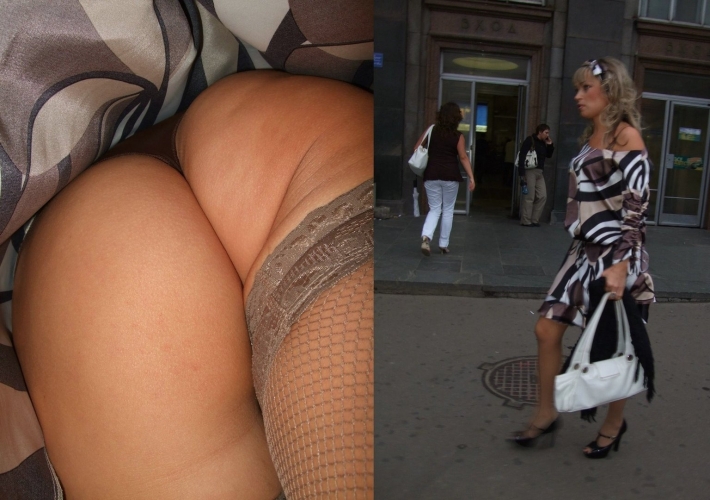 У женщин под юбкой