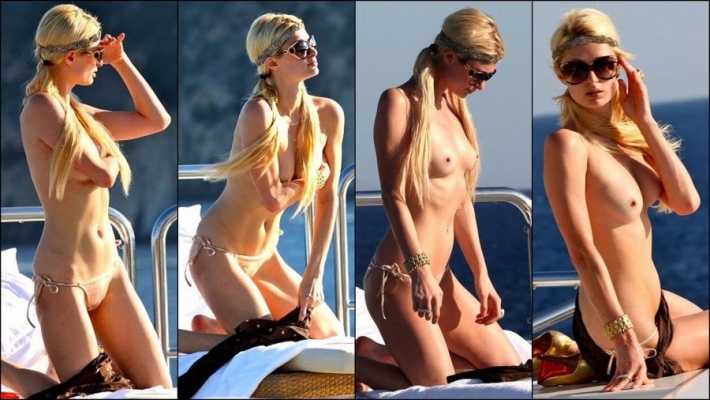 Пэрис хилтон топлесс