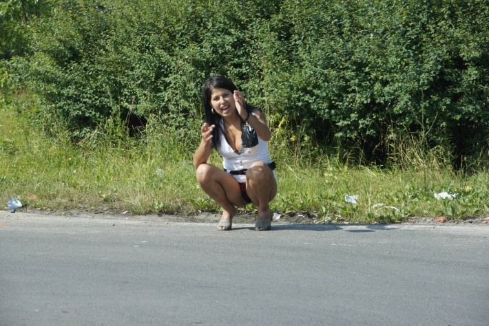 Девки на трассе