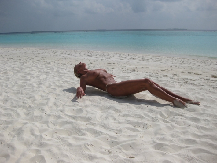 Волочкова и басков на мальдивах